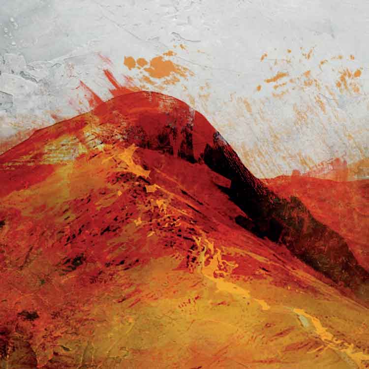 Catbells from Skelgill Abstract - Lake District Print - Image 4