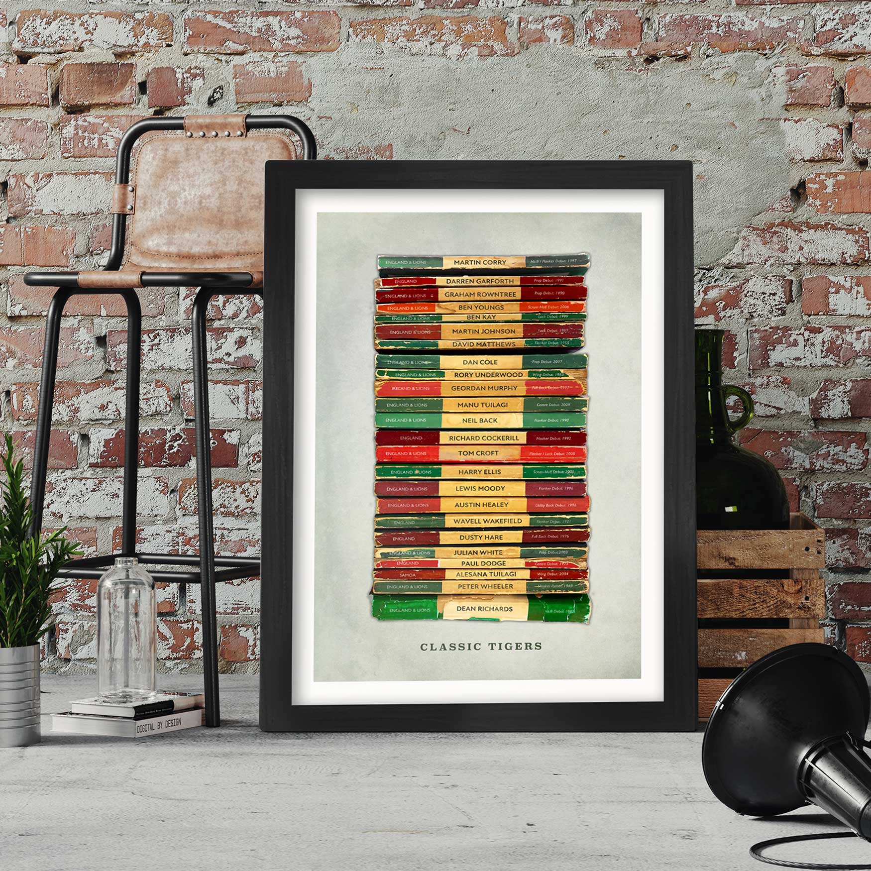 Classic Tigers - Leicester Tigers Rugby Print - Image 5