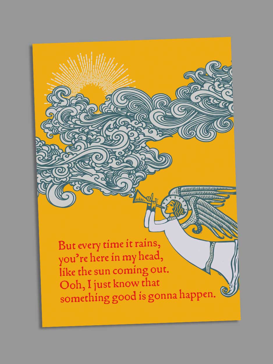 Cloudbusting - Blank Greeting Card