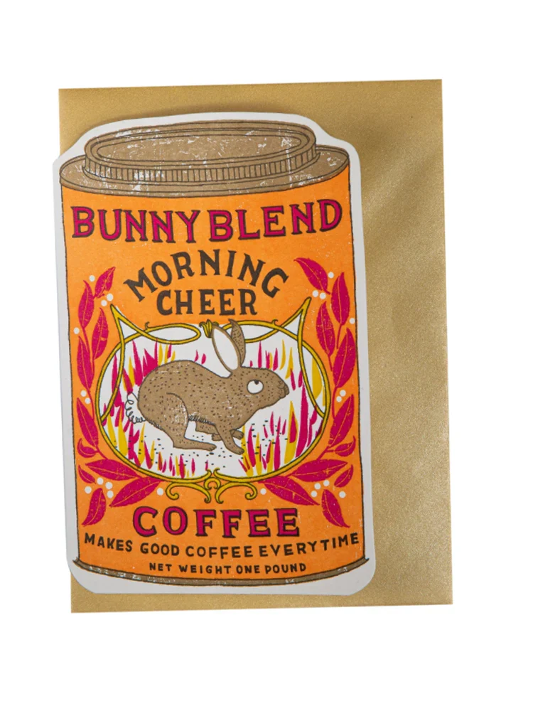 Coffee Tin - Cut Out Card