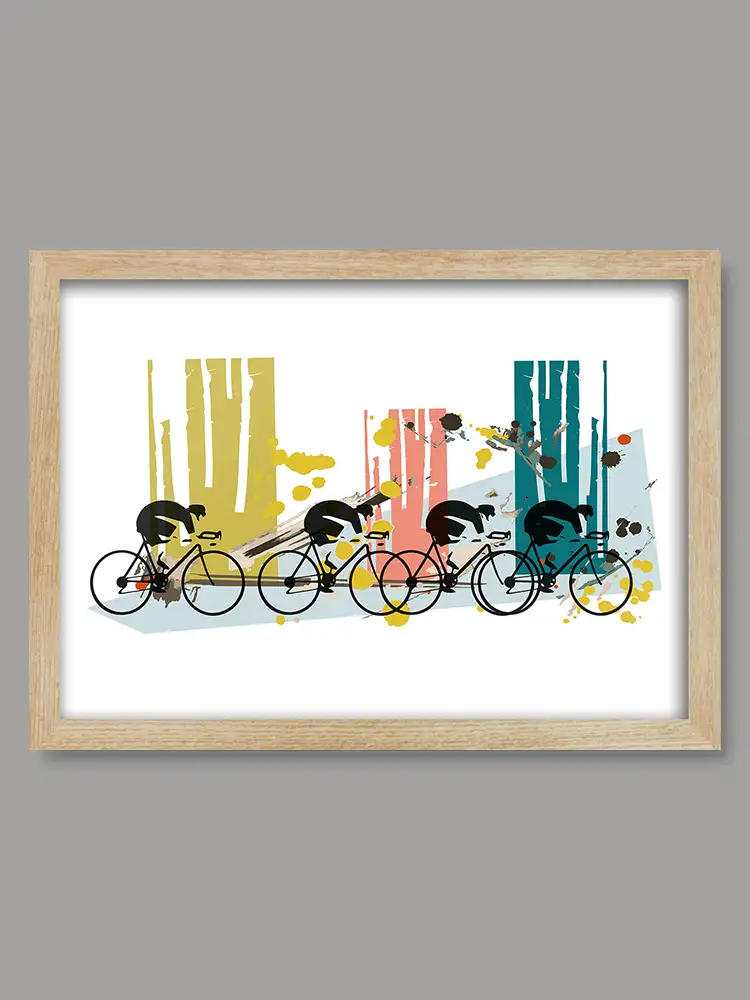 Colour Ride - Cycling Print - Image 3