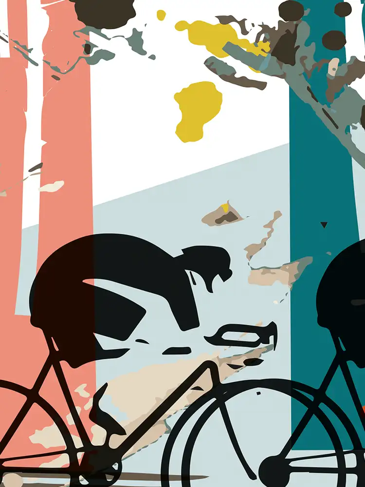 Colour Ride - Cycling Print - Image 4