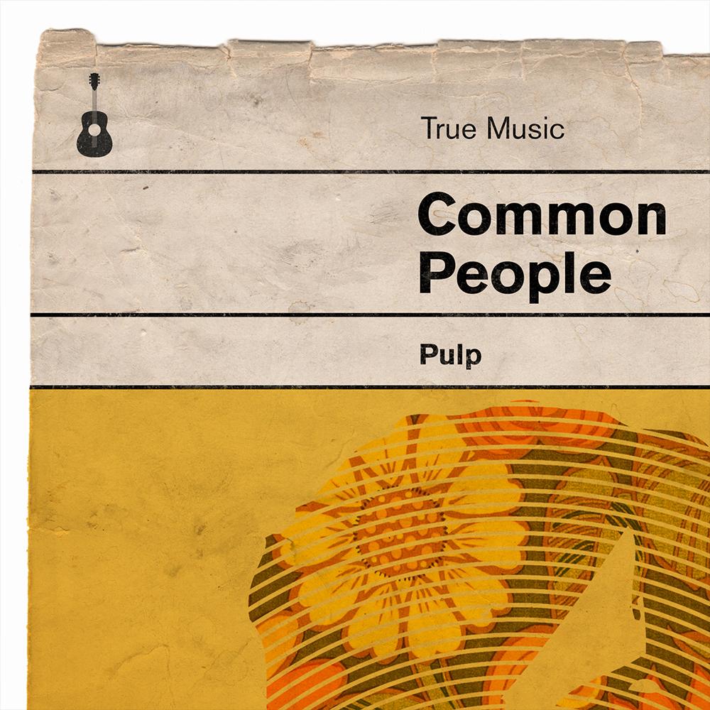 Common People - Pulp Music Print - Image 4