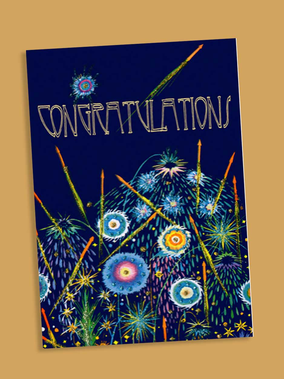 Congratulations! - Blank Greeting Card