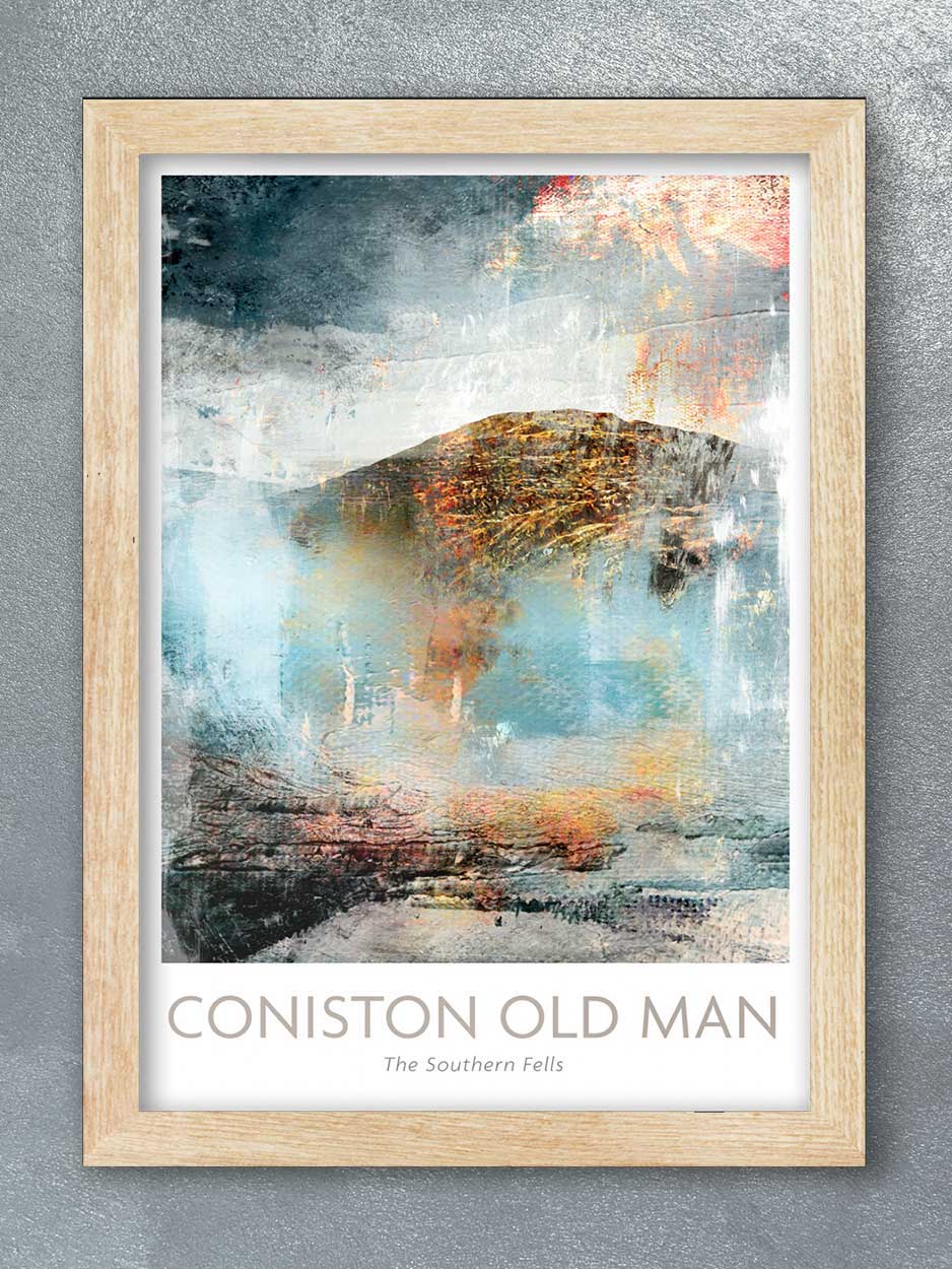 Coniston Old Man Abstract - Lake District Print - Image 3