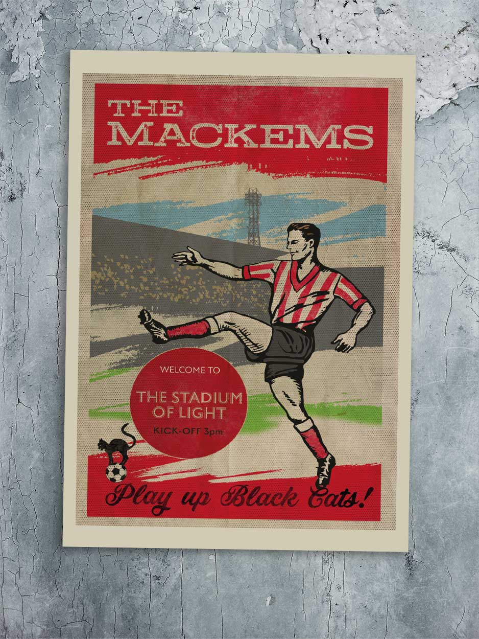 The Mackems -  Blank Greeting Card