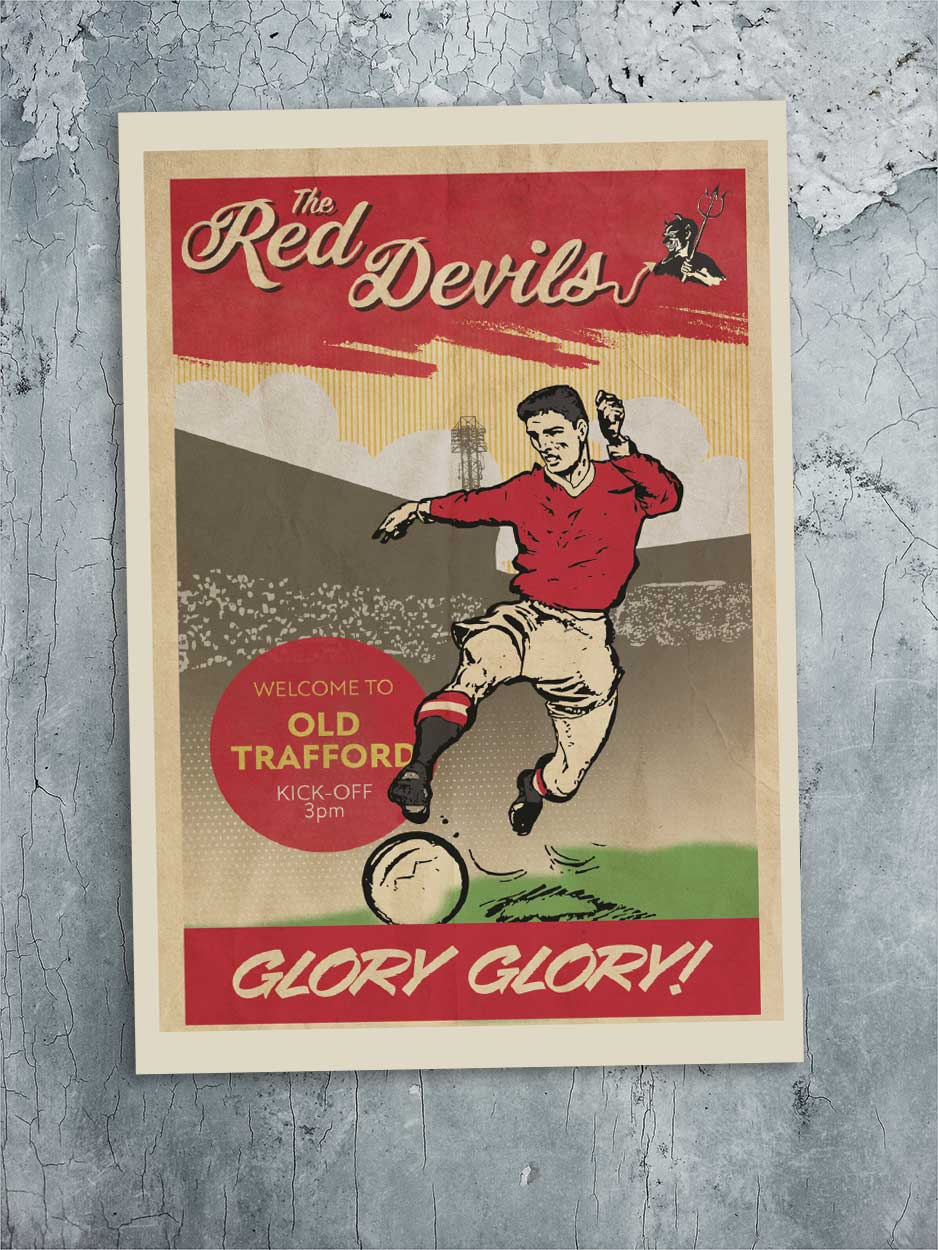 The Red Devils - Blank Greeting Card