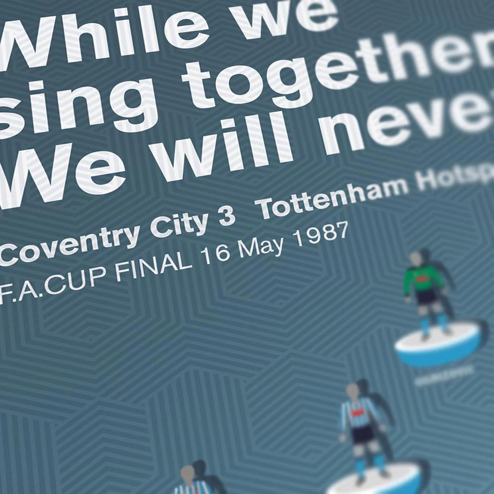Coventry City 1987 - Football Print - Image 4