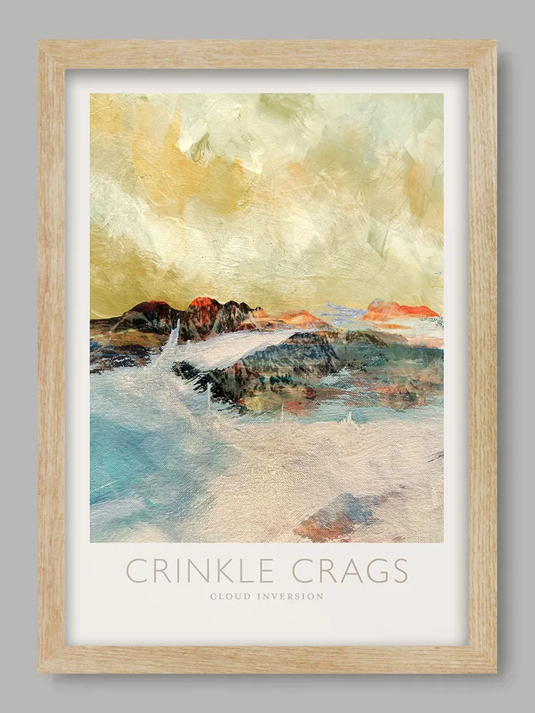 Crinkle Crags Cloud Inversion - Lake District Print - Image 3