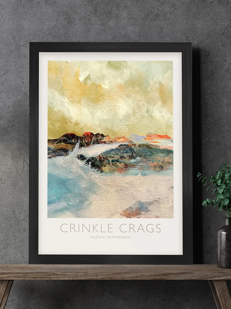 Crinkle Crags Cloud Inversion - Lake District Print - Image 5