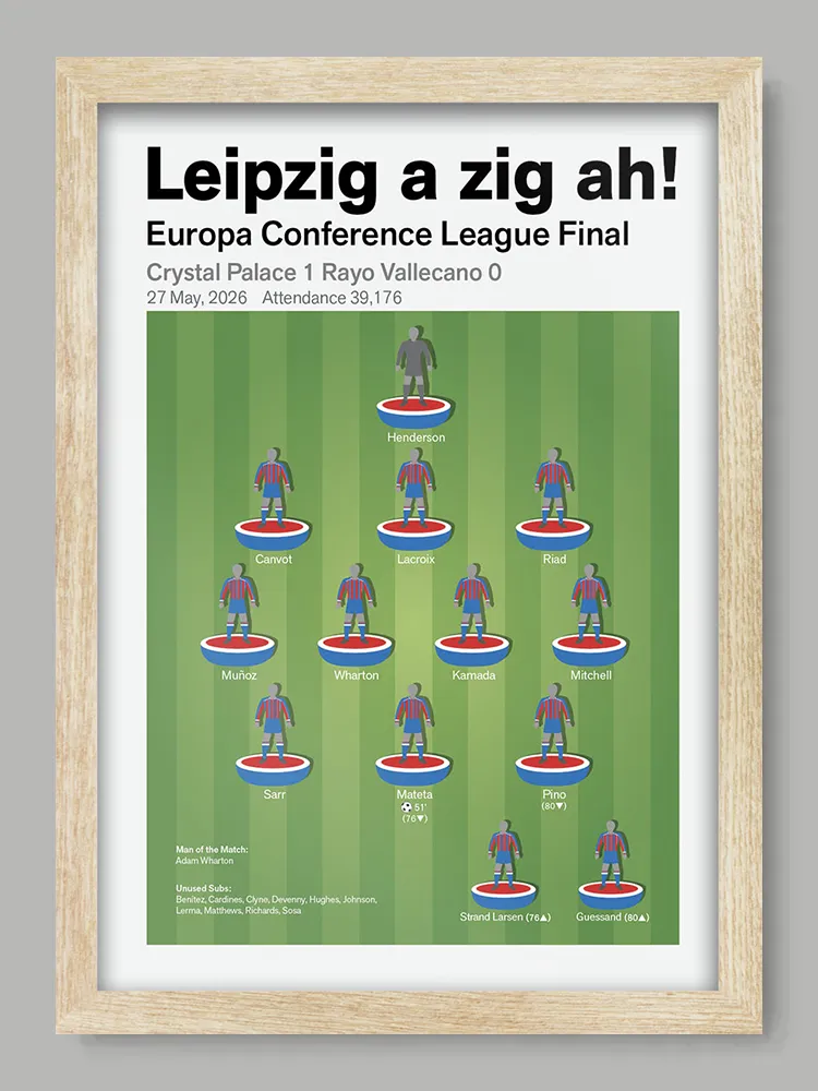 Crystal Palace - Europa Conference League Final Print - Image 4
