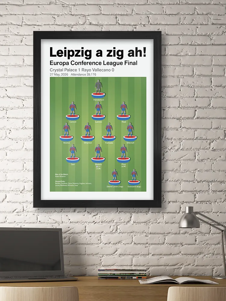 Crystal Palace - Europa Conference League Final Print - Image 5