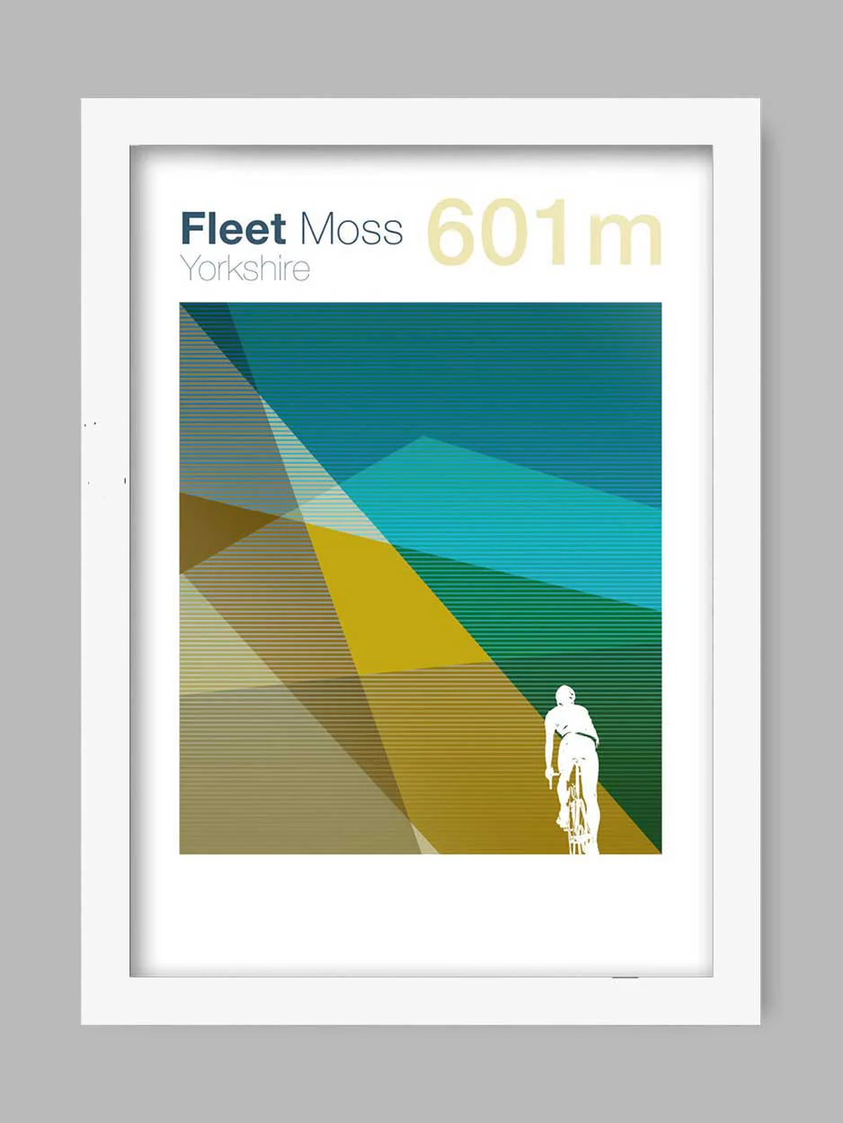 Fleet Moss - Cycling Climb Print - Image 2
