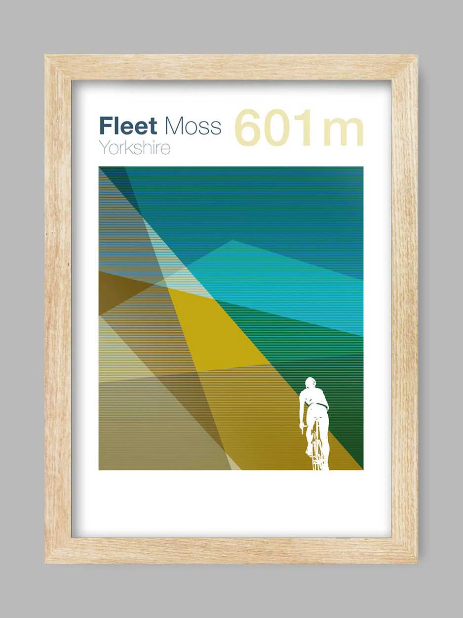 Fleet Moss - Cycling Climb Print - Image 3