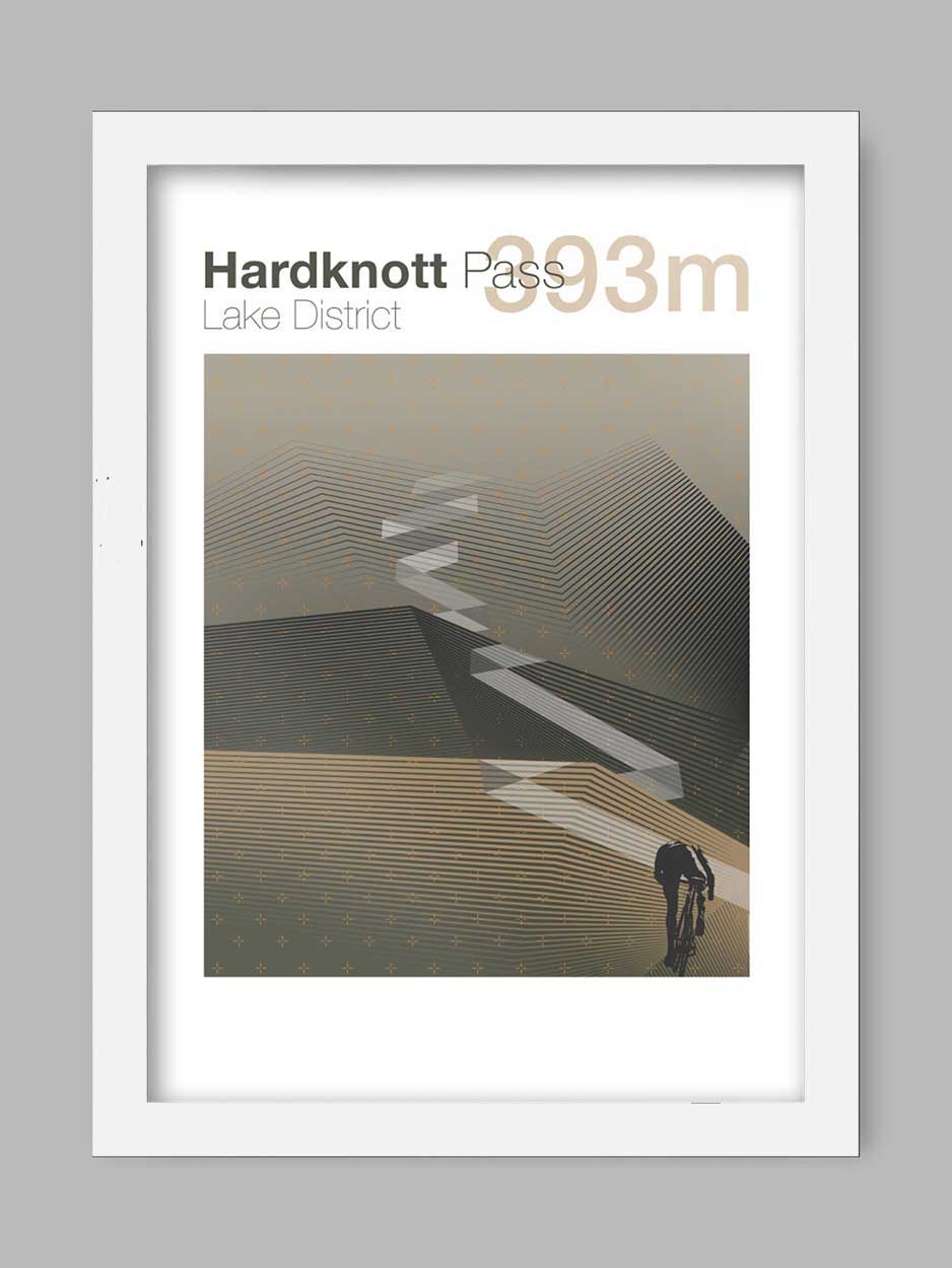 Hardknott Pass - Cycling Climb Poster - Image 2