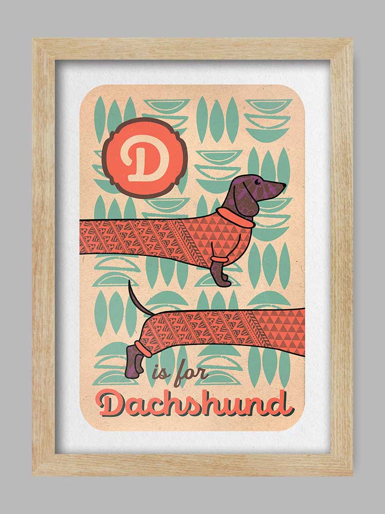 D is for Dachshund Print - Image 3