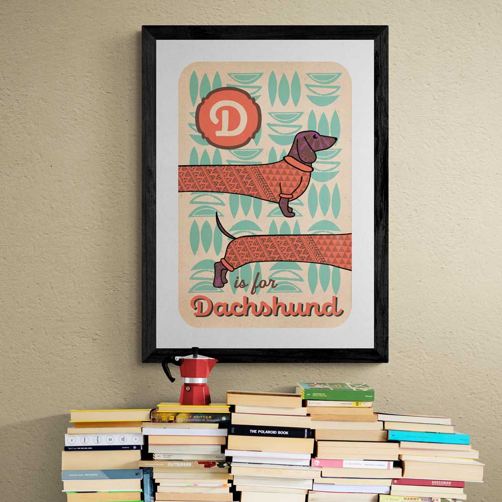 D is for Dachshund Print - Image 5