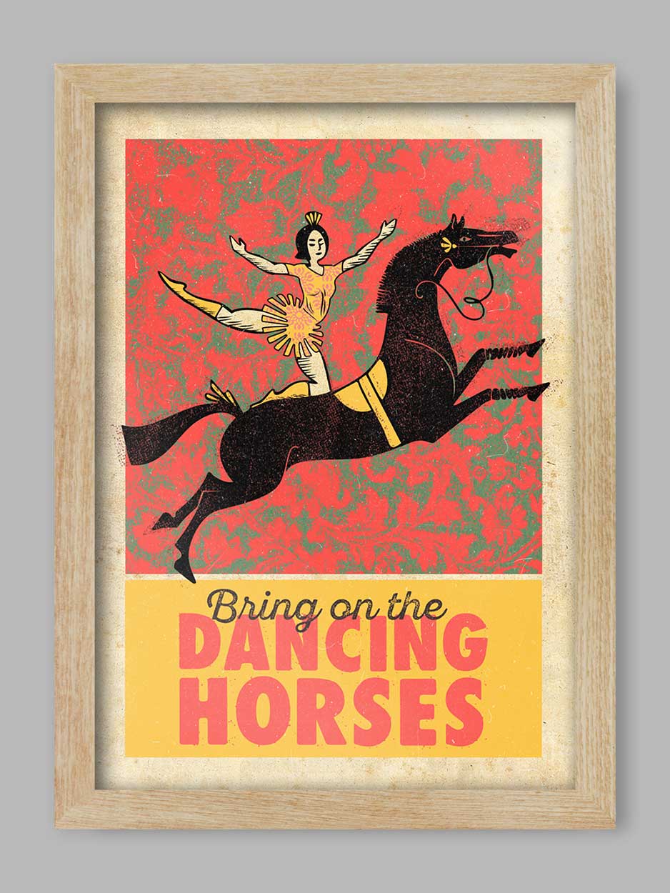 Dancing Horses Print - Image 3