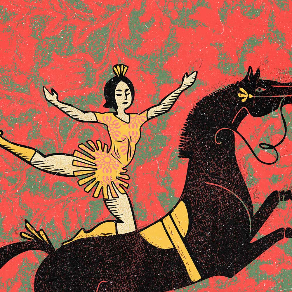 Dancing Horses Print - Image 4
