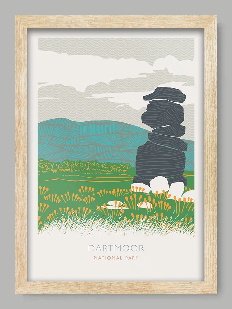 Dartmoor - National Park Print - Image 3