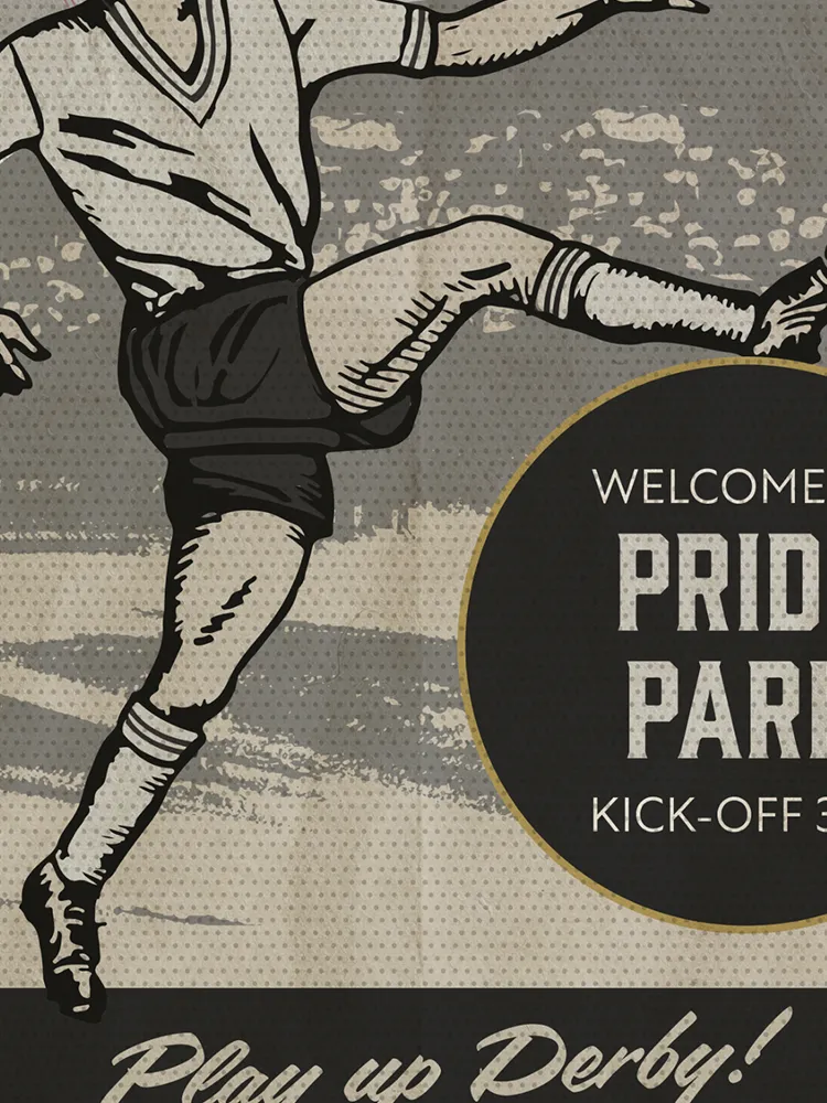 Derby County - Football Print - Image 4