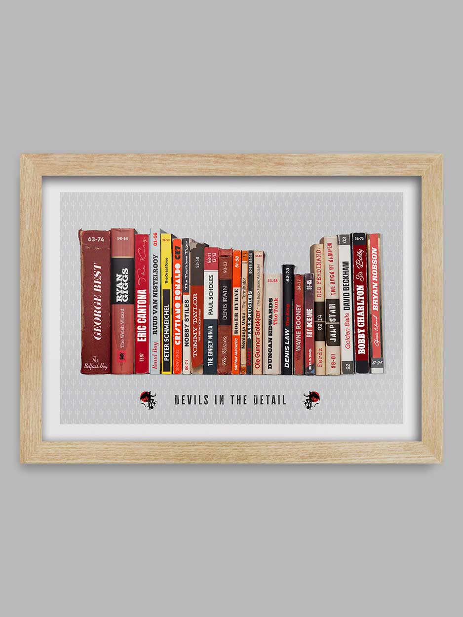 Devils in the Detail - Manchester United Football Print - Image 3