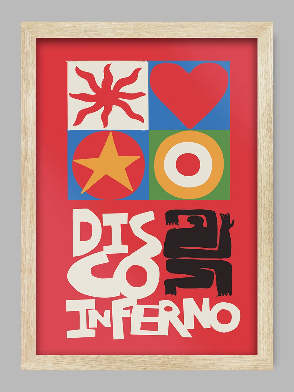 Disco Inferno - Music Print - Image 3