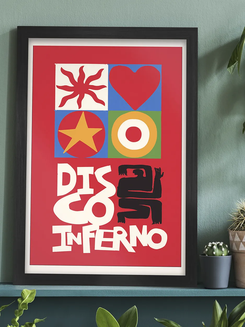 Disco Inferno - Music Print - Image 4