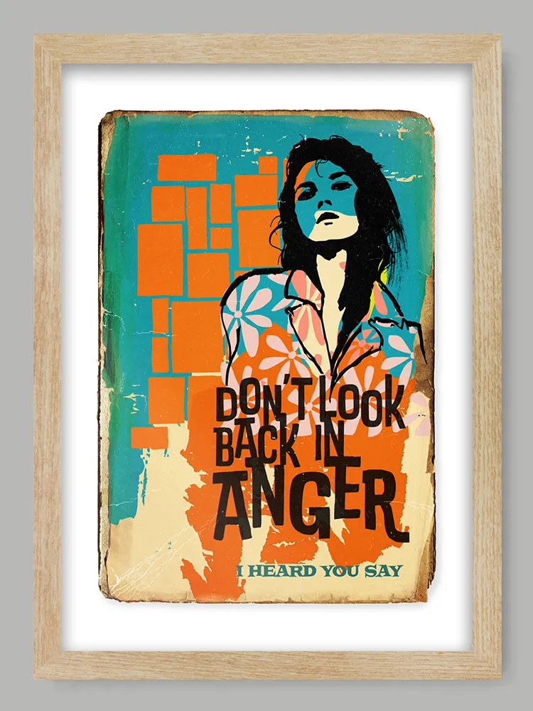 Don't Look Back In Anger - Music Print - Image 3