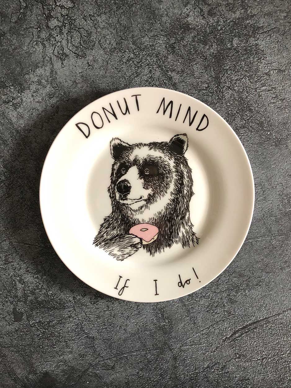 Donut Mind If I Do ? - Side Plate