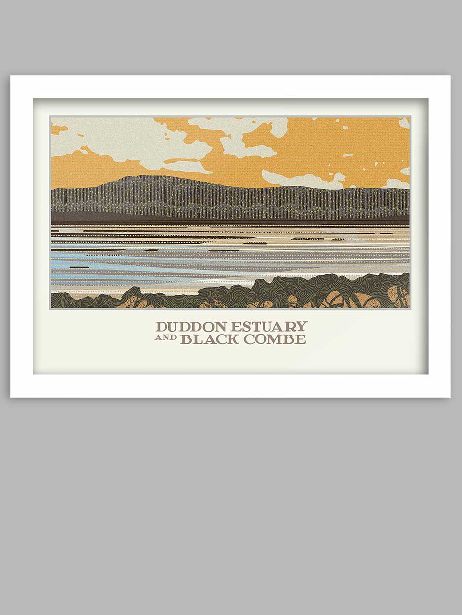 Duddon Estuary and Black Combe - Lake District Print - Image 2