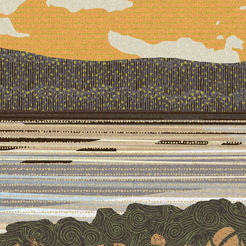 Duddon Estuary and Black Combe - Lake District Print - Image 4