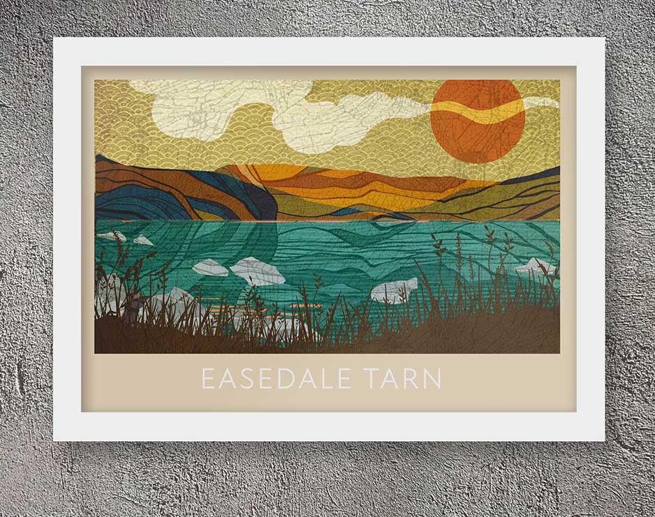 Easedale Tarn - Lake District Print - Image 2