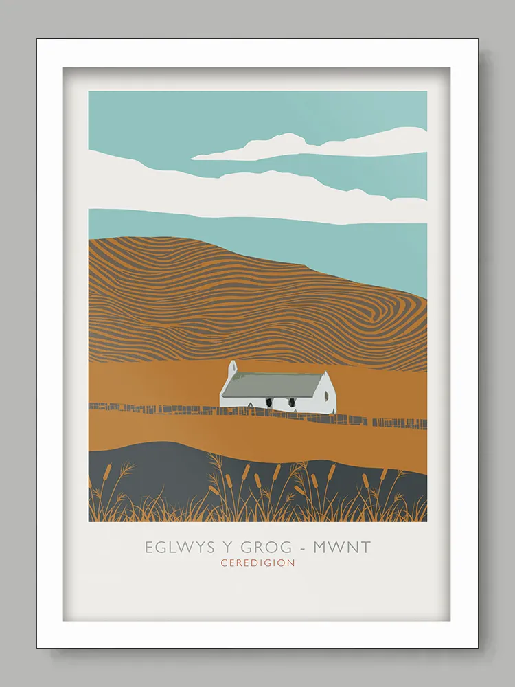 Eglwys Y Grog Mwnt Print - Image 2