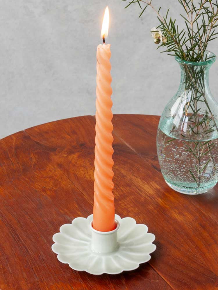 Enamel Flower Candle Holder - Image 3
