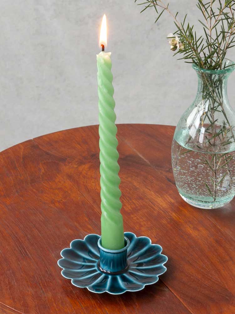 Enamel Flower Candle Holder - Image 5