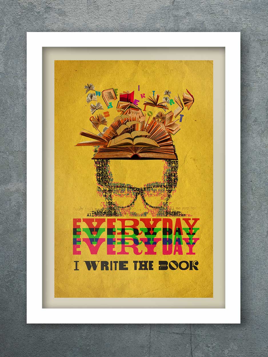 Everyday I Write The Book - Music Print - Image 2