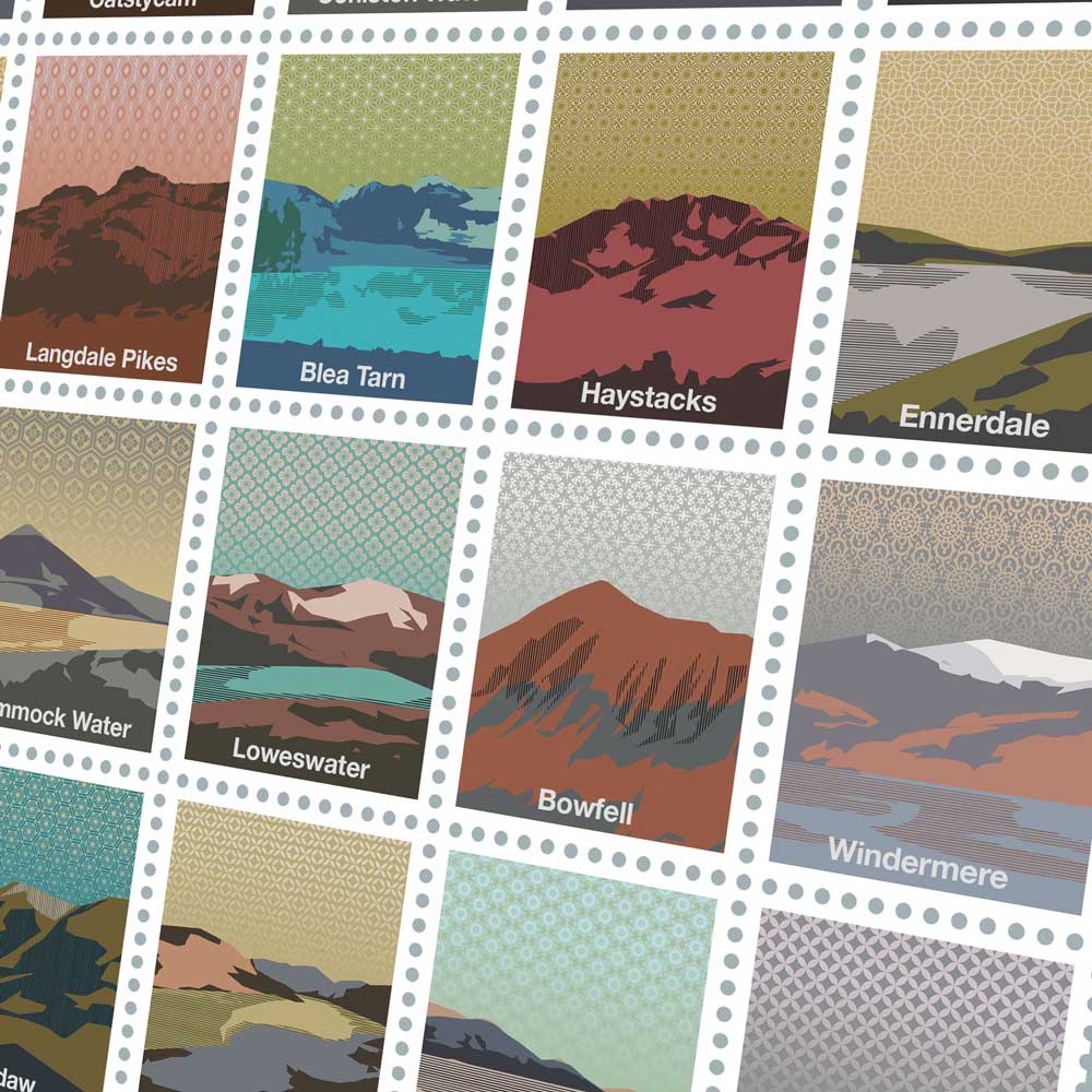 Fells and Waters of The Lake District Print - Image 4