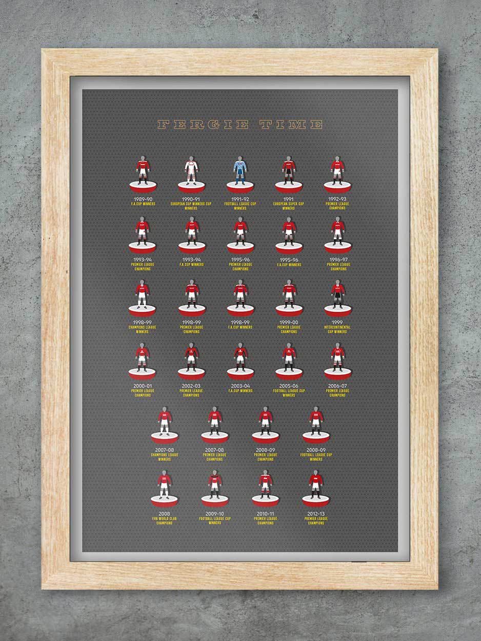 Fergie Time - Manchester United Football Print - Image 3