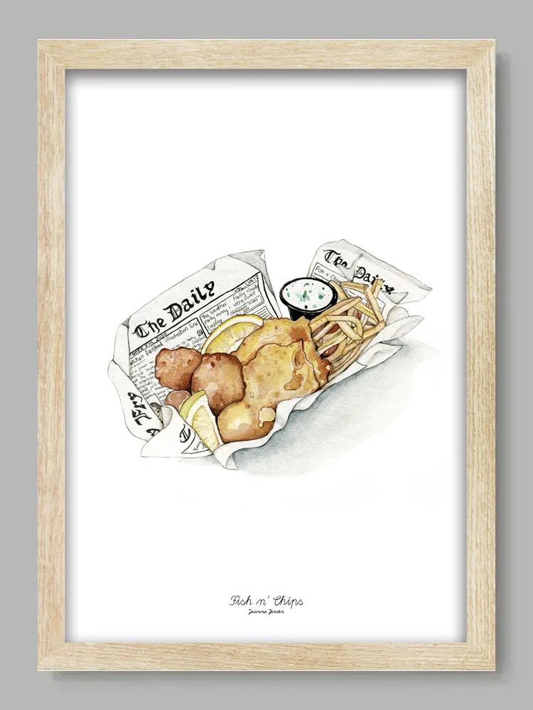 Fish n Chips Print - Image 3