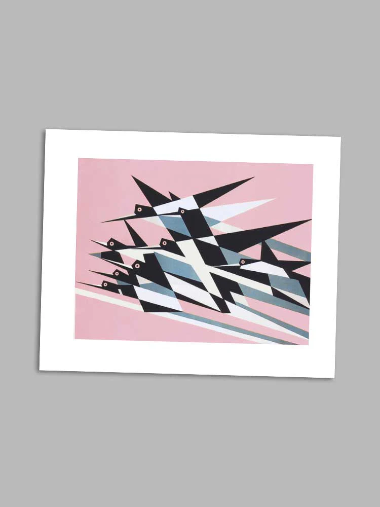 Flock - petite greeting card