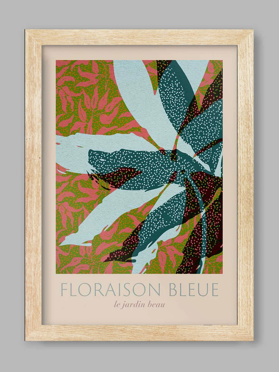 Floraison Bleue - Botanical Print - Image 3