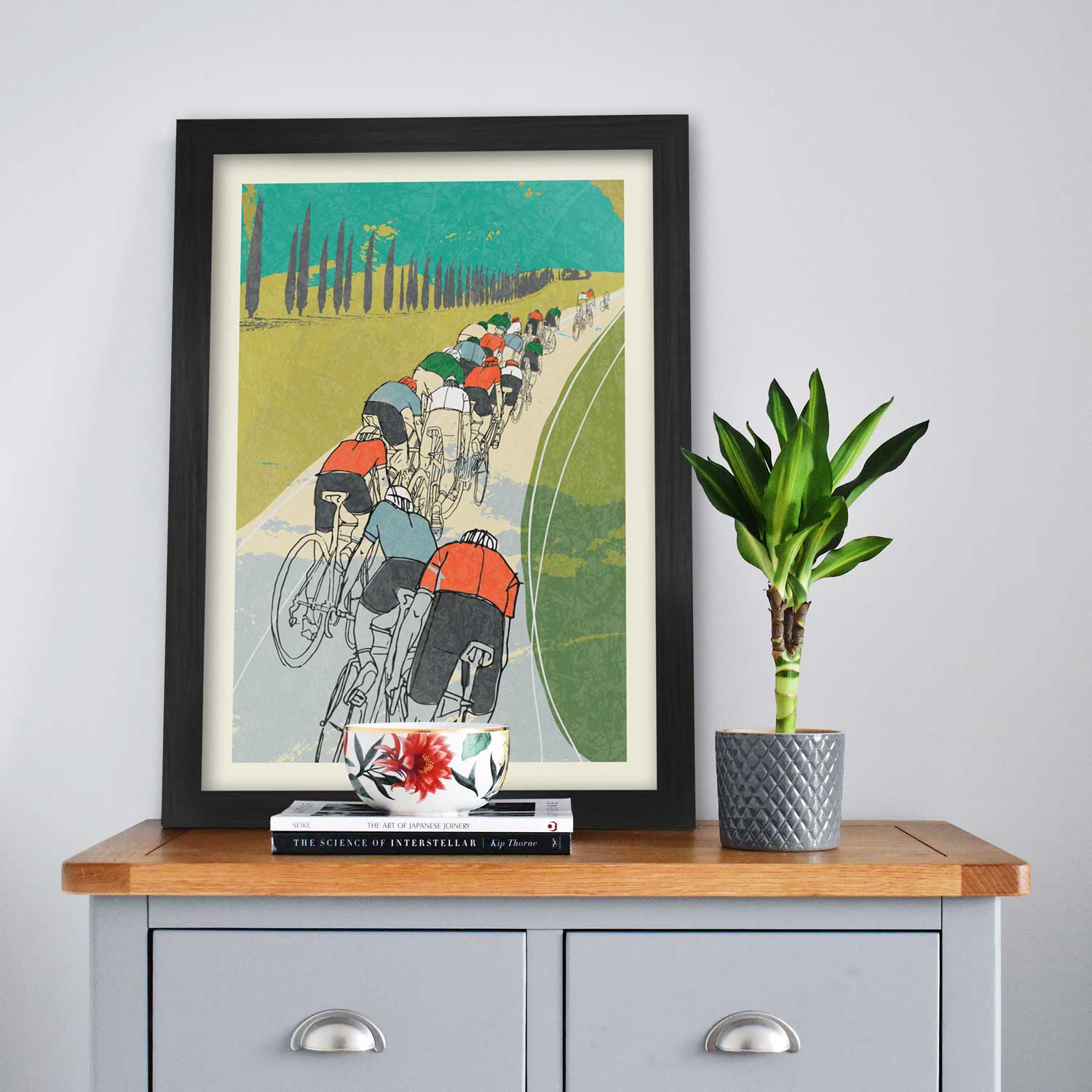Following the Wheel - Cycling Print - Image 5