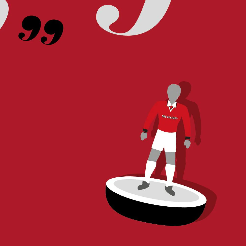 Football eh? Bloody Hell! - Man Utd Football Print - Image 4
