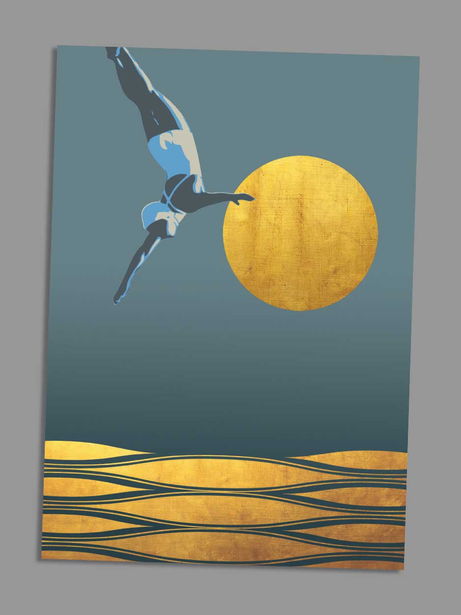 For the mind body & soul - Blank Greeting Card