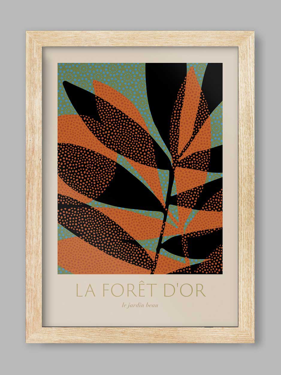 La Foret D'Or - Botanical Print - Image 3