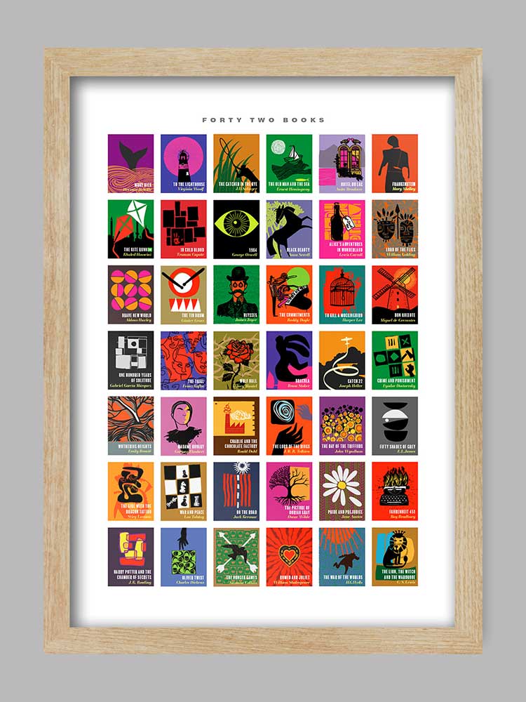 Forty Two Books Print - Image 3