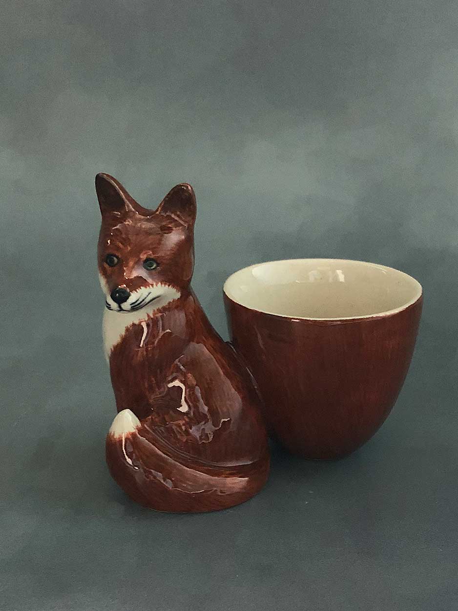 Fox Egg Cup by Quail Ceramics