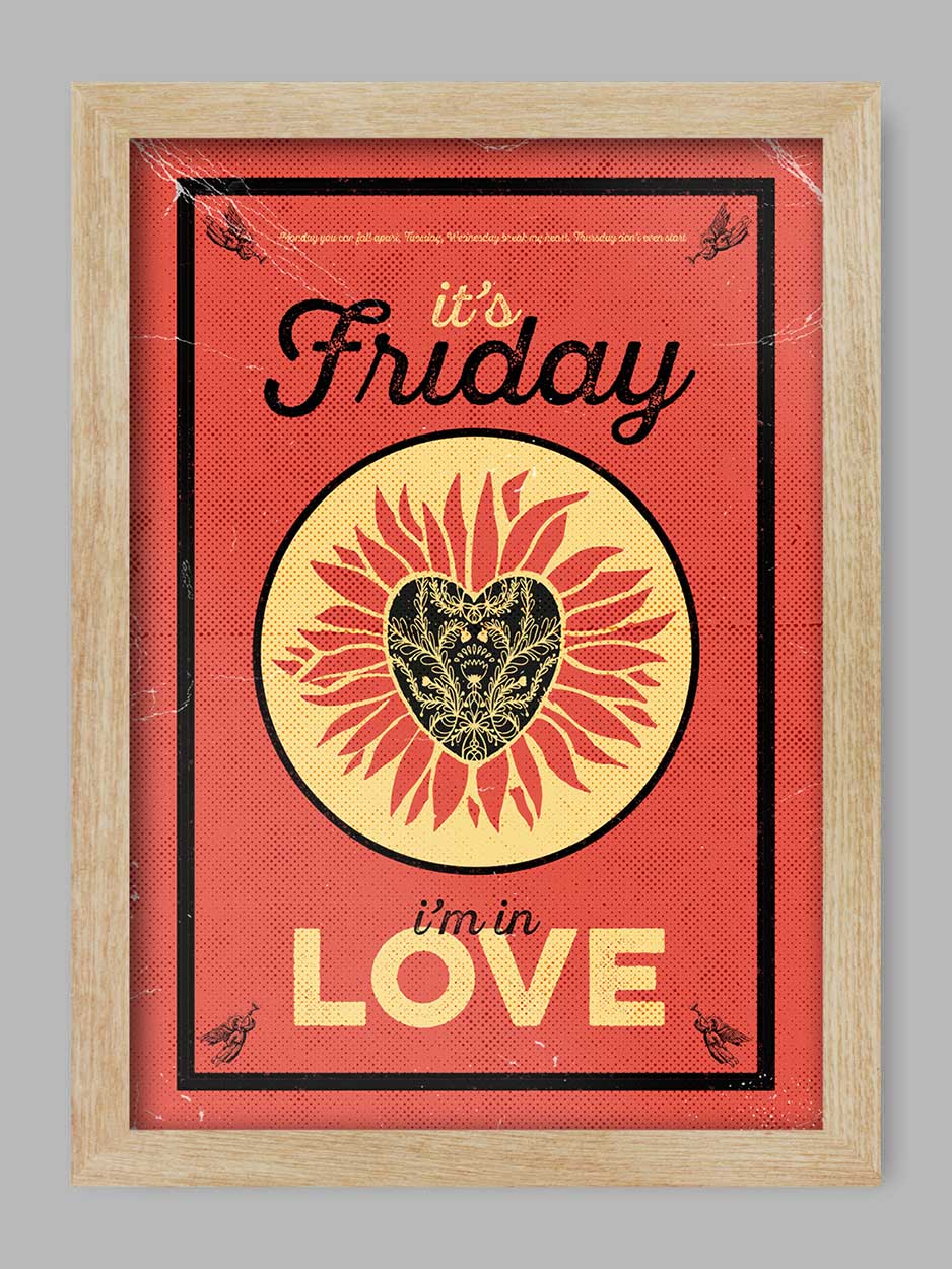 Friday I'm in Love - Music Print - Image 3