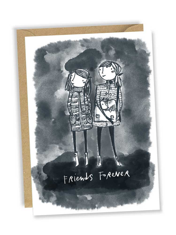 'Friends Forever' Greeting Card